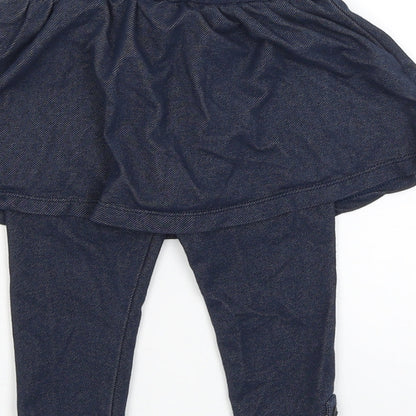 Mothercare Baby Blue   Capri Trousers Size 9-12 Months