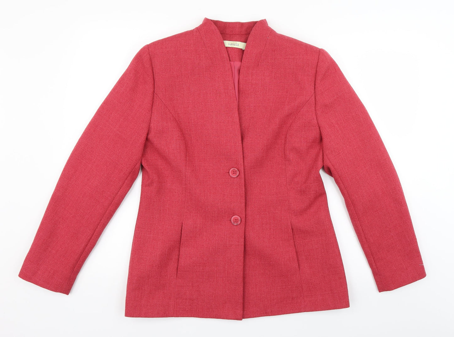 Classics Womens Red   Jacket Blazer Size 10