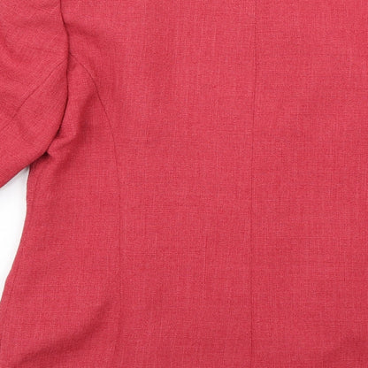Classics Womens Red   Jacket Blazer Size 10