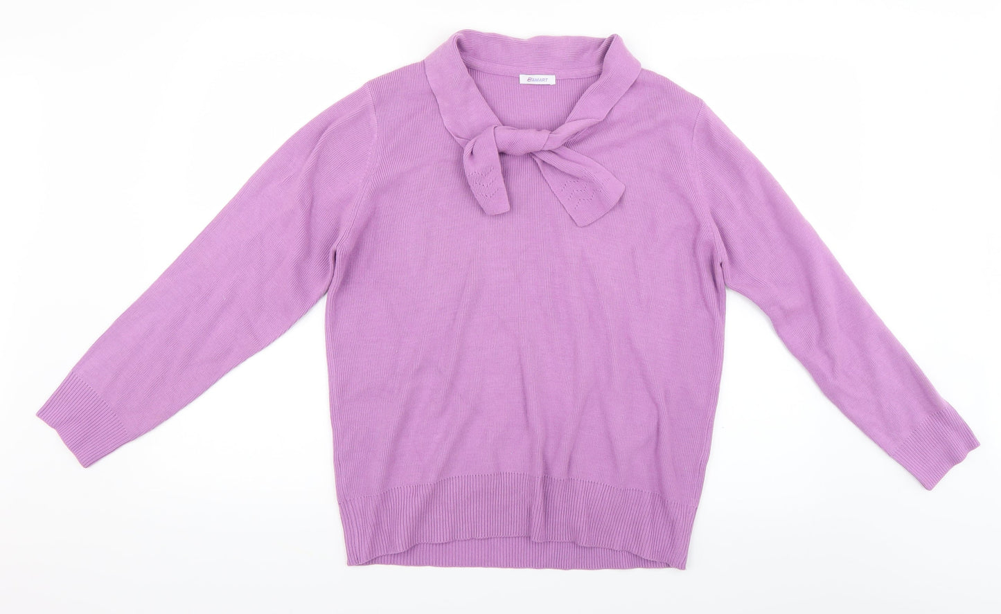 Womens UK Size M Damart Purple Basic Blouse