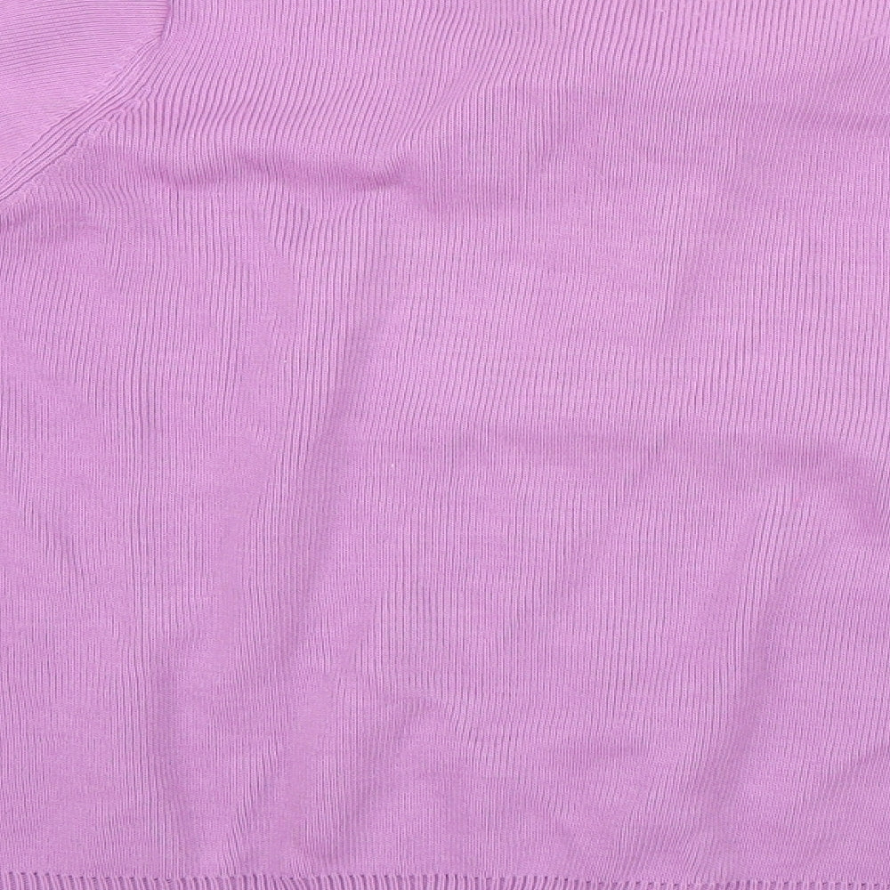 Womens UK Size M Damart Purple Basic Blouse