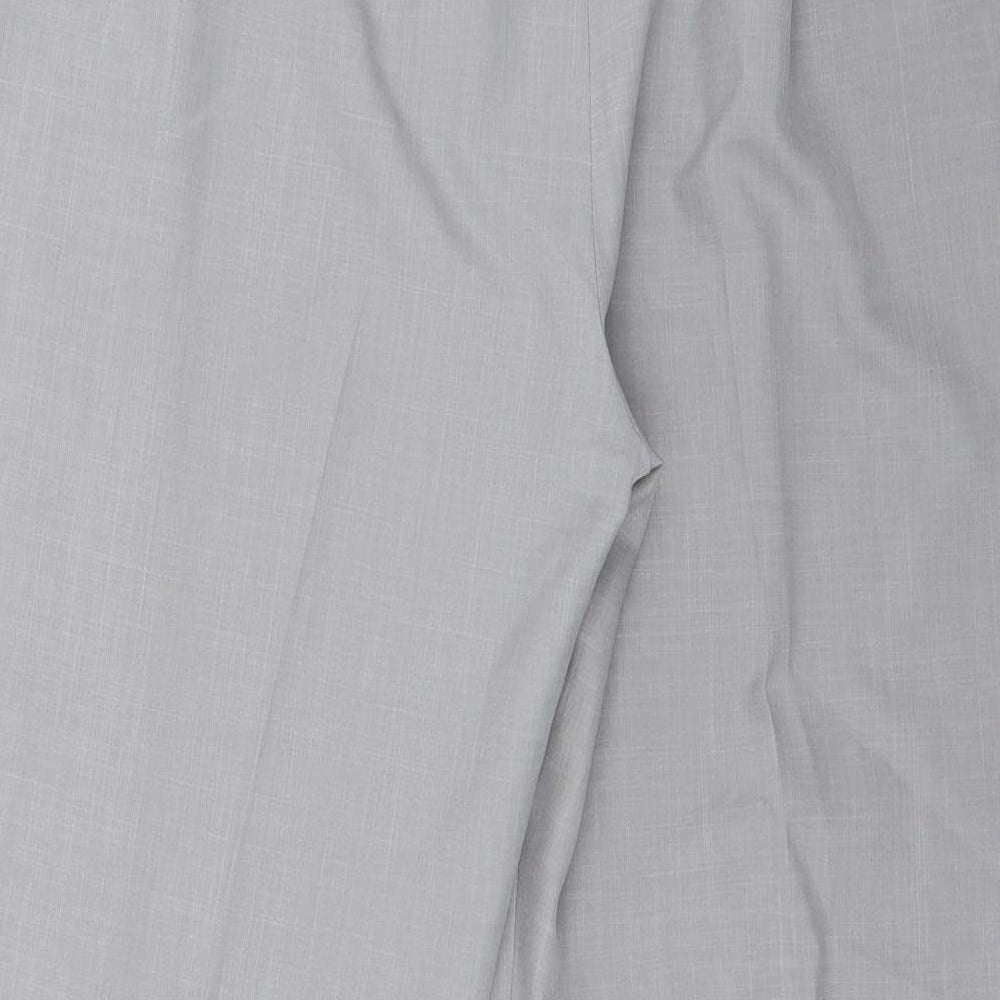Womens UK Size 22 Bonmarché Regular Fit Dress Pants Grey Trousers