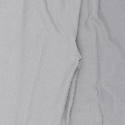 Womens UK Size 22 Bonmarché Regular Fit Dress Pants Grey Trousers