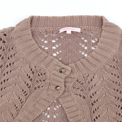 Butterfly Womens Beige   Cardigan Jumper Size 16