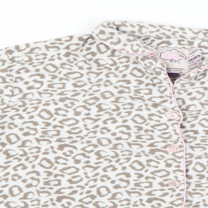 Love To Dream Womens White Animal Print  Cami Pyjama Pants Size 14