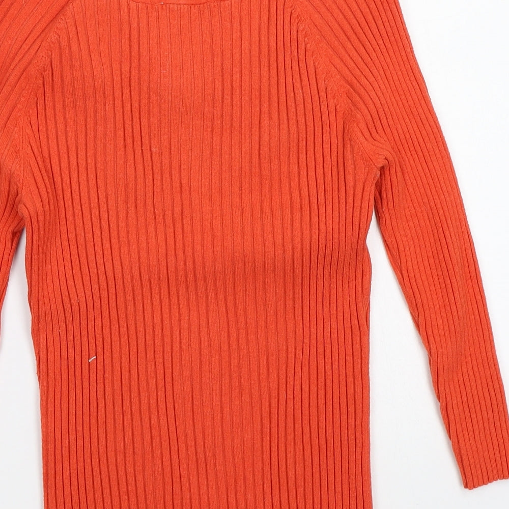 BHS Womens Orange   Pullover Jumper Size 14