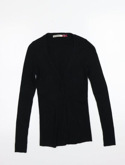 Stradivarius Womens Black   Cardigan Jumper Size M