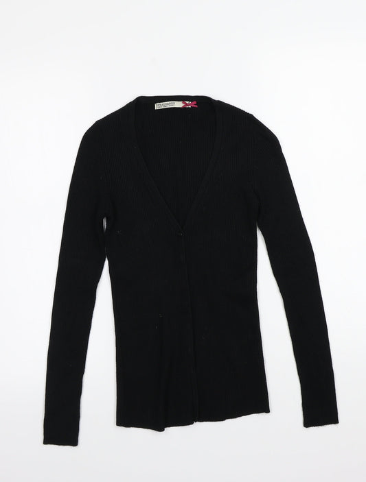 Stradivarius Womens Black   Cardigan Jumper Size M