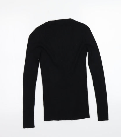 Stradivarius Womens Black   Cardigan Jumper Size M