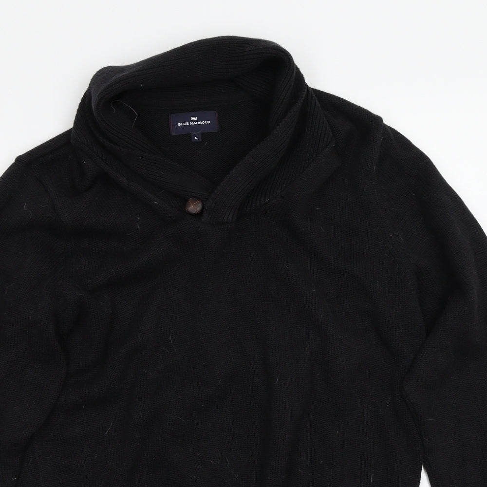 Marks and Spencer Mens Black   Pullover Jumper Size M