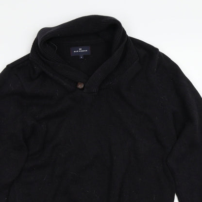 Marks and Spencer Mens Black   Pullover Jumper Size M