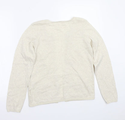 TEX Womens Beige   Cardigan Jumper Size 14