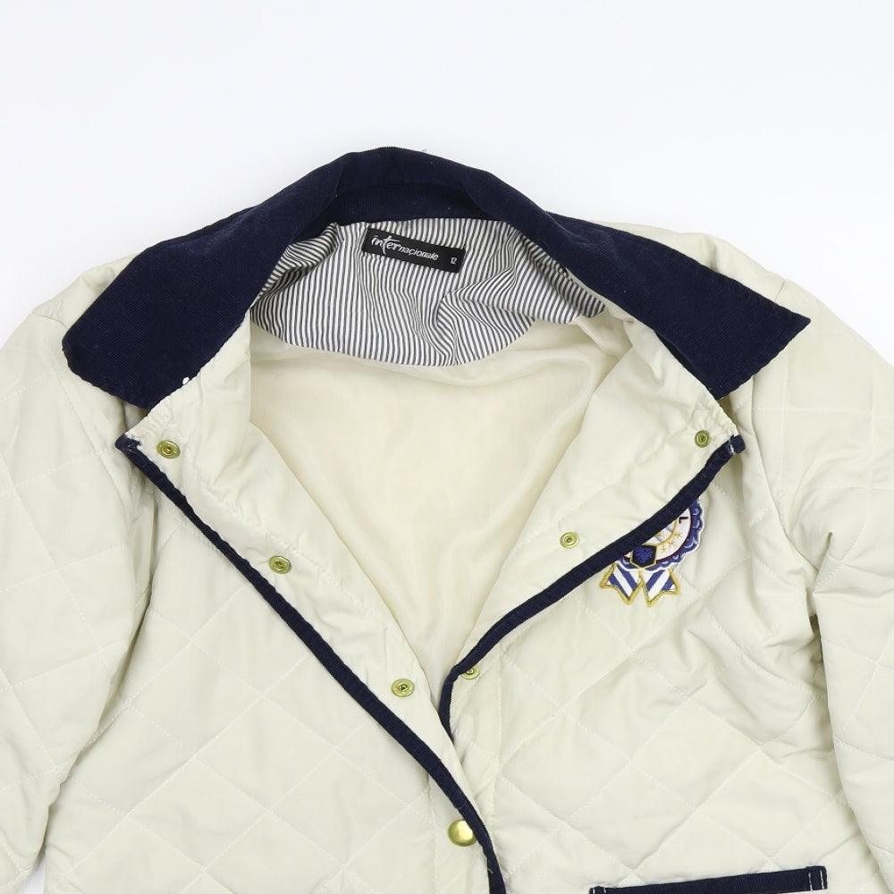 Womens UK Size 12 internationale Beige Jacket