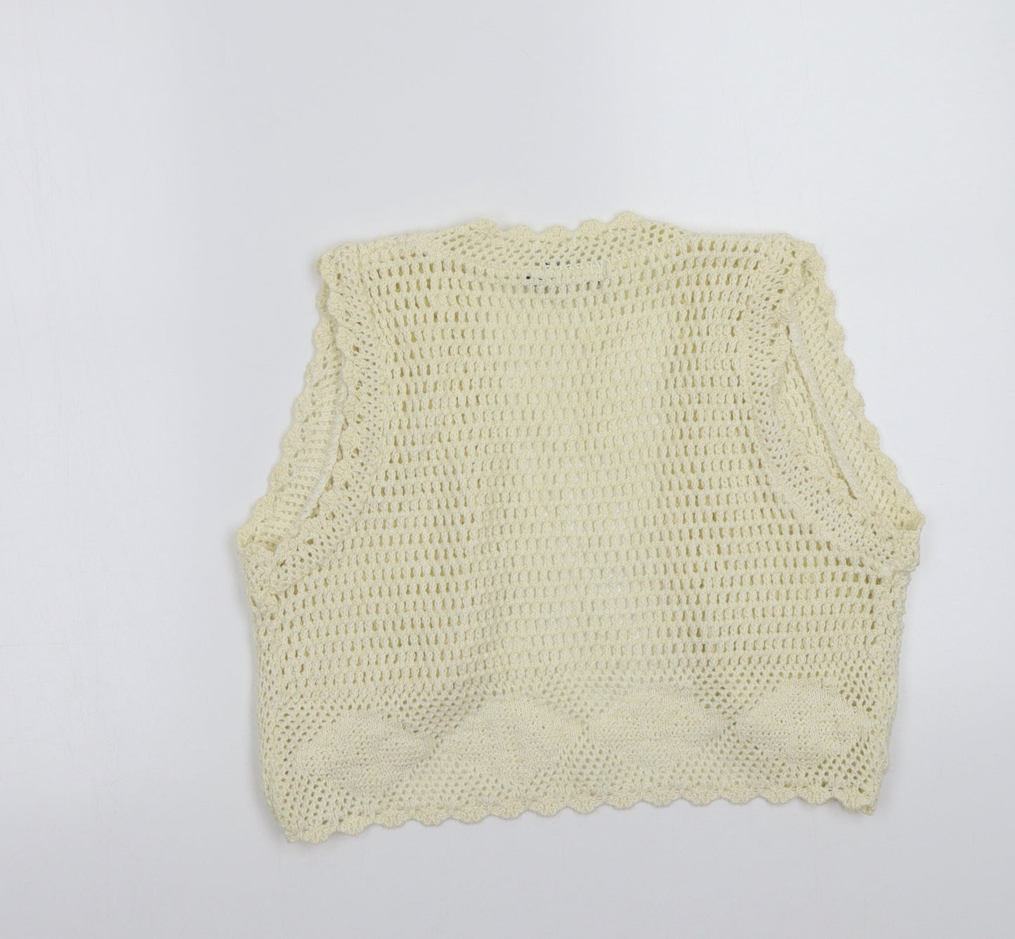Pura moda Womens Beige   Cardigan Jumper Size S