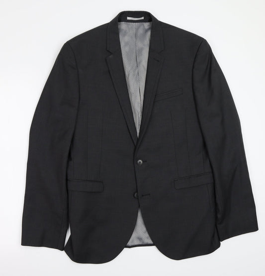 Mens UK Size 42 NEXT Regular Grey Suit Jacket