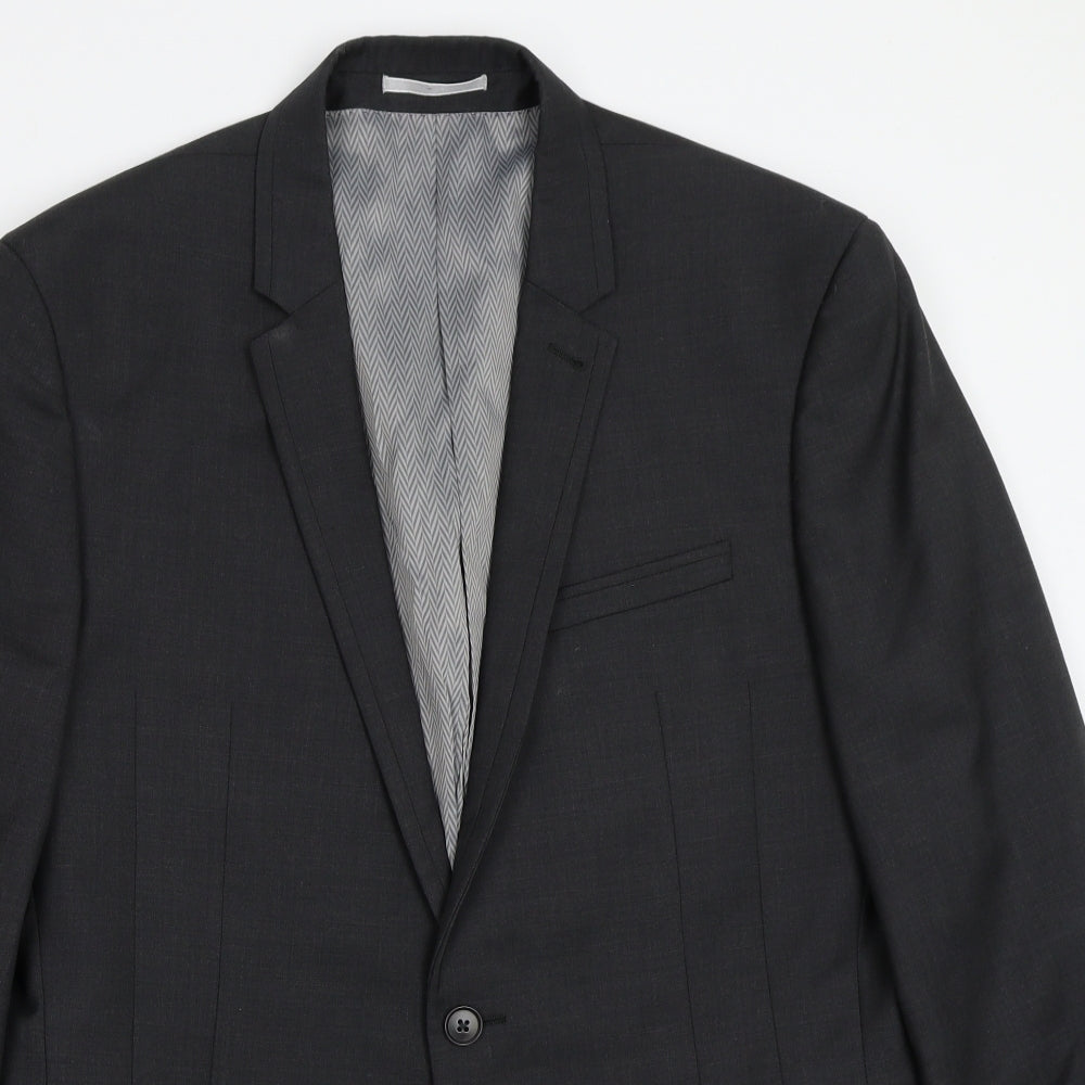 Mens UK Size 42 NEXT Regular Grey Suit Jacket