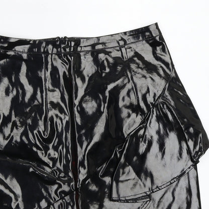 Mad but magic Womens Black   A-Line Skirt Size S
