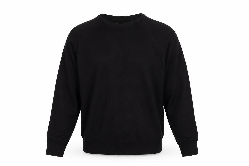 Mens UK Size S Preworn Black Pullover Jumper