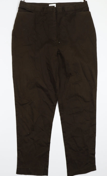 Womens UK Size 16 Classics Regular Fit  Green Trousers