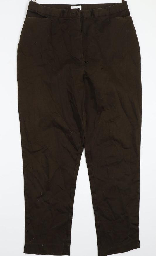 Classics Womens Green   Trousers  Size 16 L28 in