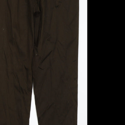 Womens UK Size 16 Classics Regular Fit  Green Trousers