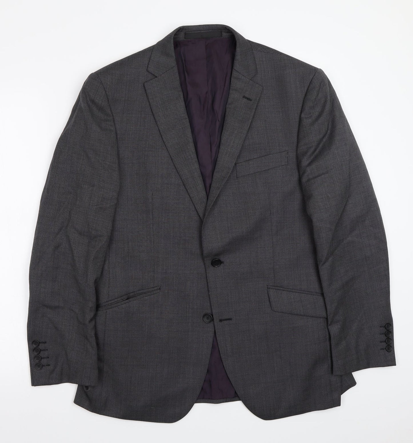 Mens UK Size 40 Marks and Spencer Regular Grey Suit Jacket