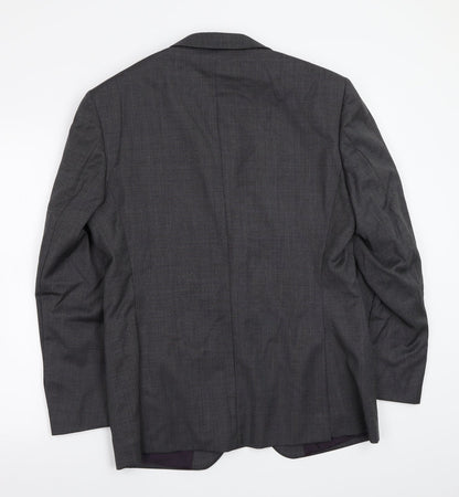 Mens UK Size 40 Marks and Spencer Regular Grey Suit Jacket