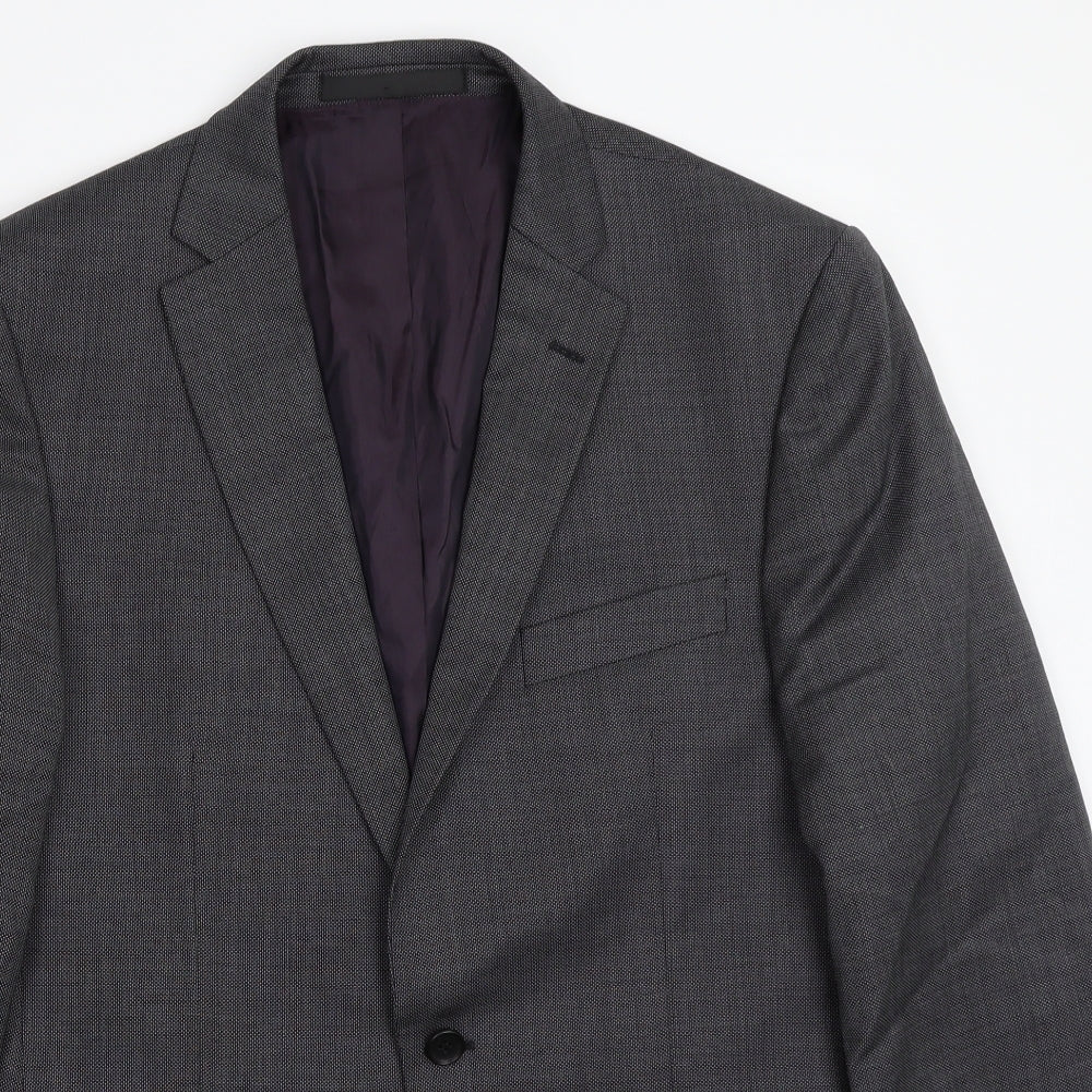 Mens UK Size 40 Marks and Spencer Regular Grey Suit Jacket