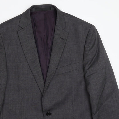 Mens UK Size 40 Marks and Spencer Regular Grey Suit Jacket