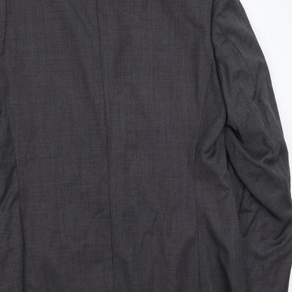 Mens UK Size 40 Marks and Spencer Regular Grey Suit Jacket