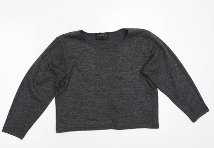 Natural feeling Womens Grey   Pullover Jumper One Size