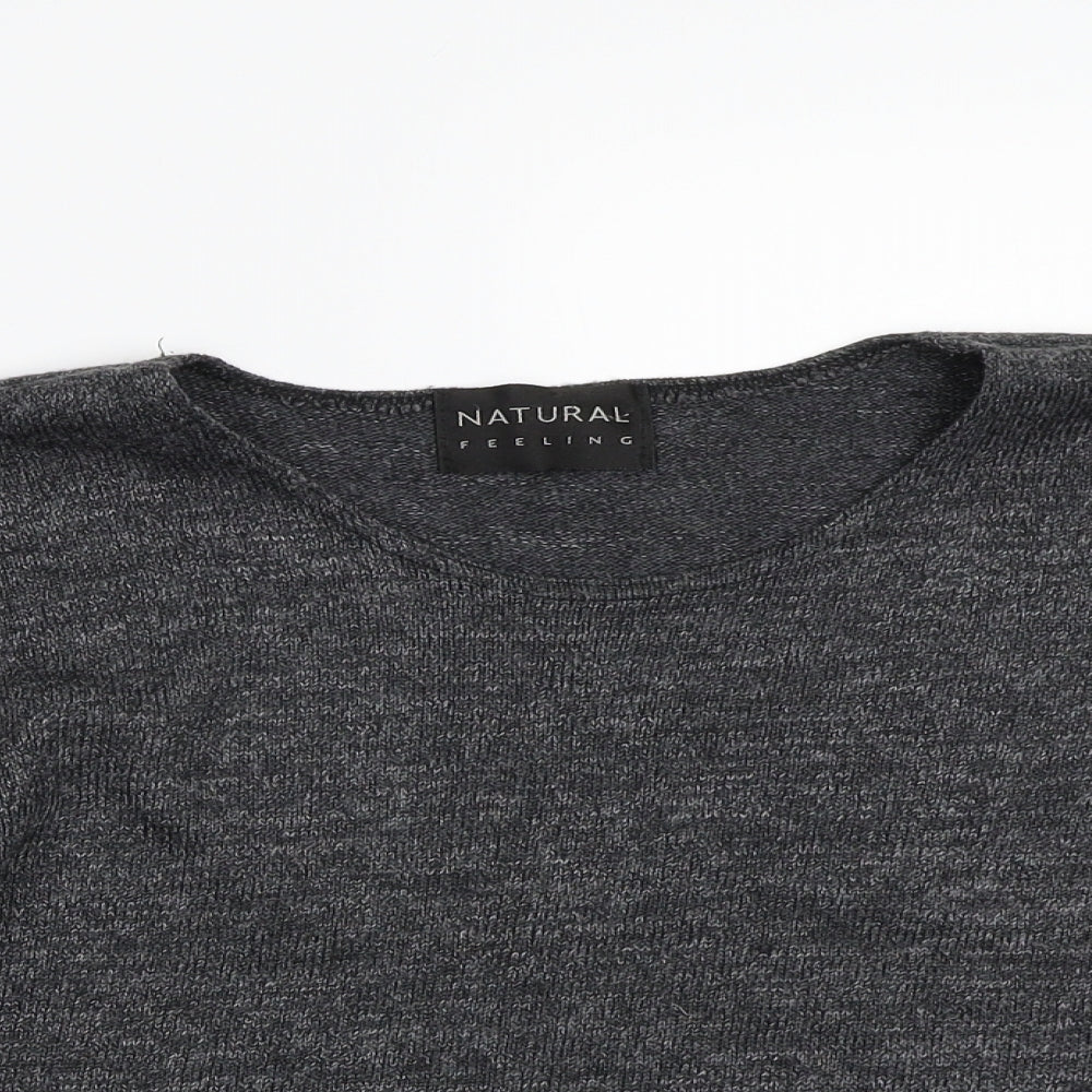Natural feeling Womens Grey   Pullover Jumper One Size
