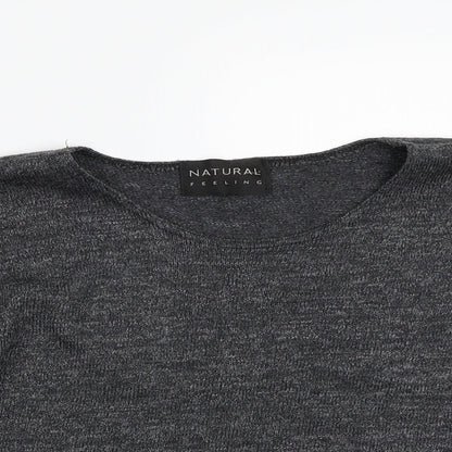 Natural feeling Womens Grey   Pullover Jumper One Size