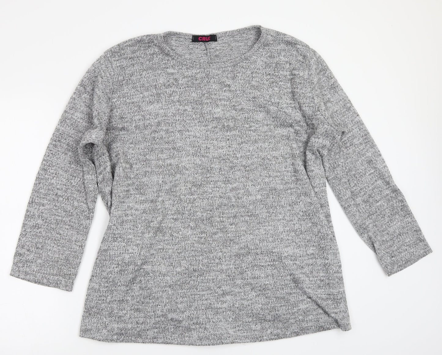 Cruz Womens Grey   Pullover Jumper One Size