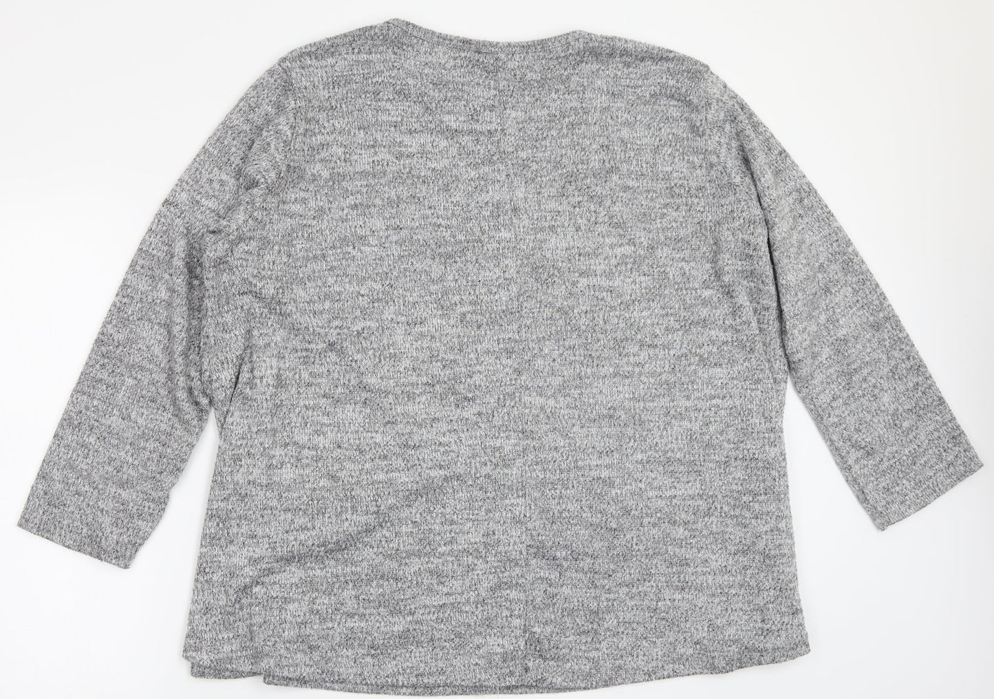 Cruz Womens Grey   Pullover Jumper One Size