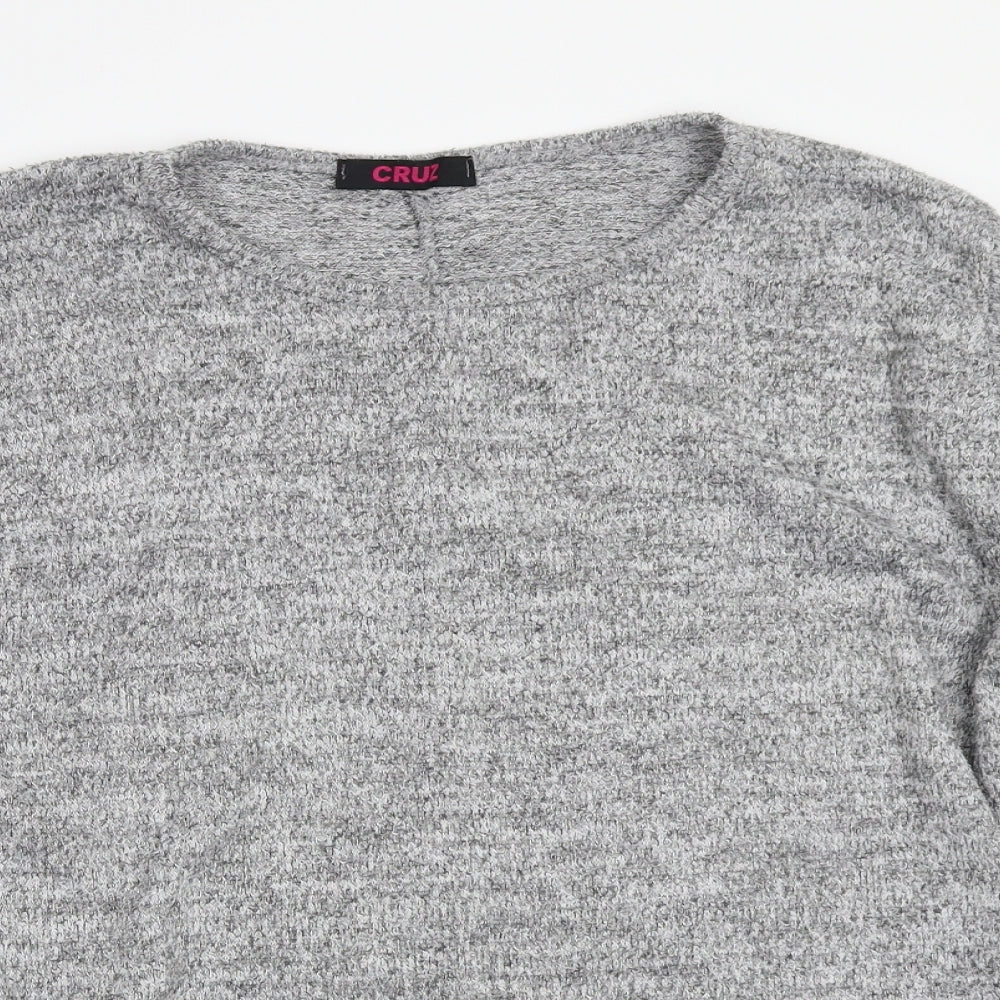 Cruz Womens Grey   Pullover Jumper One Size