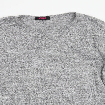 Cruz Womens Grey   Pullover Jumper One Size