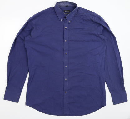 Recman Mens Blue    Dress Shirt Size 43