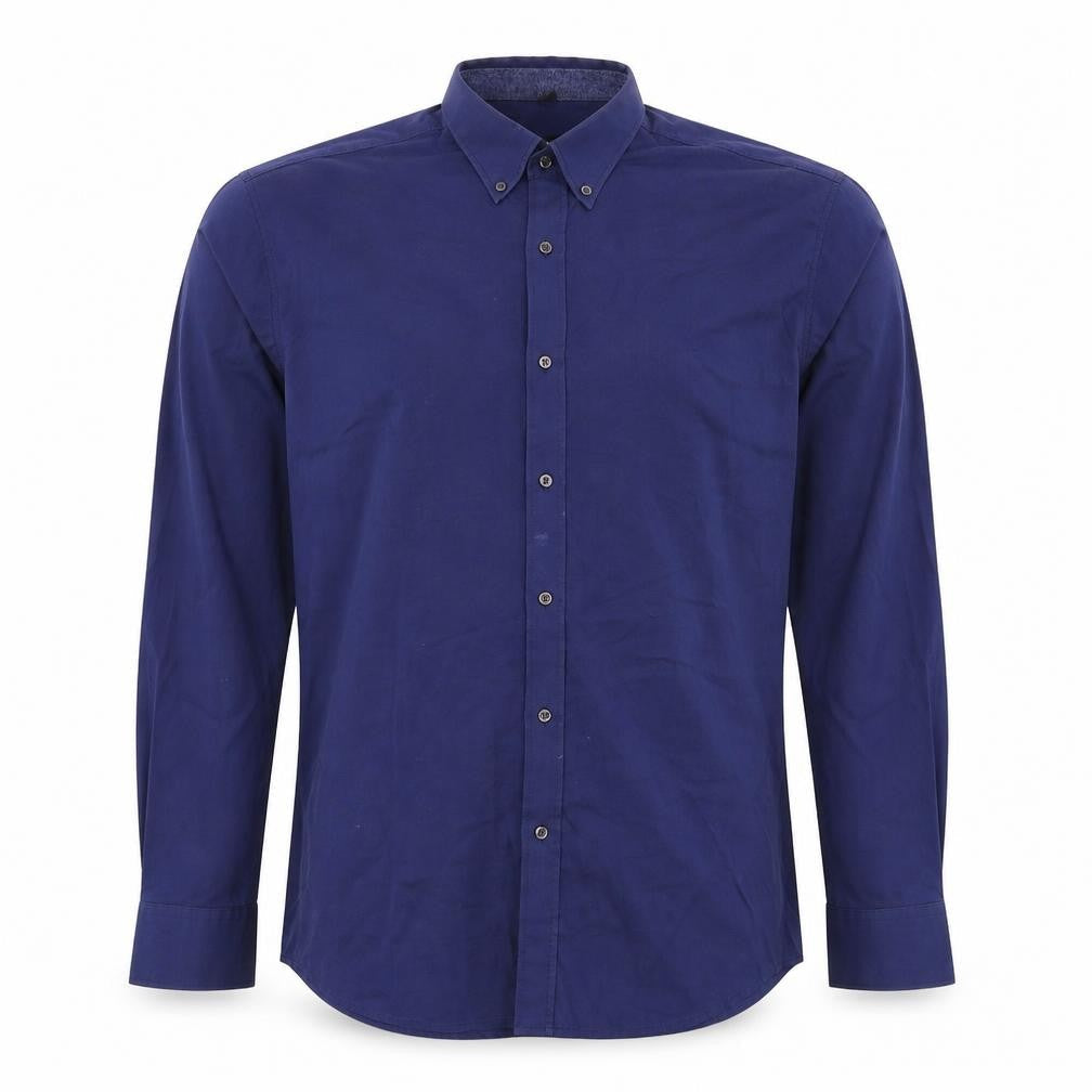 Mens UK Collar Size 43 Recman Smart Blue  Dress Shirt