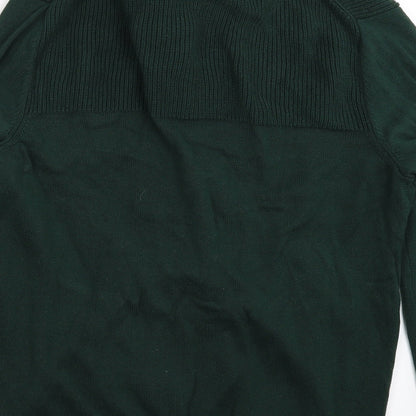 Club Room Womens Green  Knit Pullover Jumper Size L