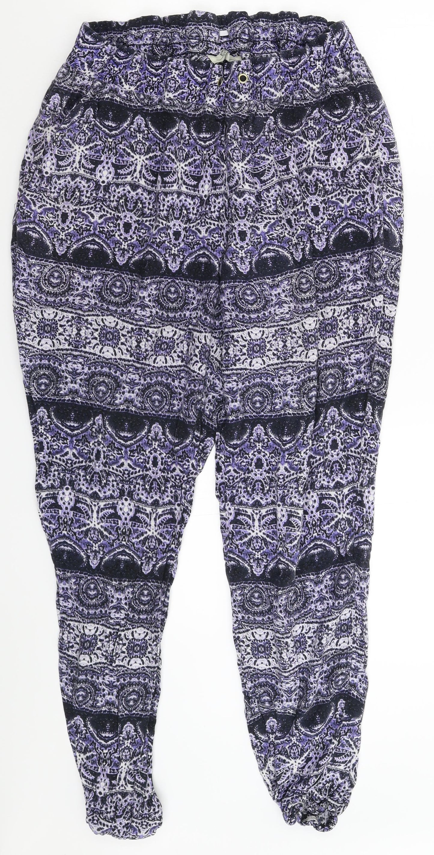 Womens UK Size 34 in Papaya Regular Fit Sweatpants Purple Trousers