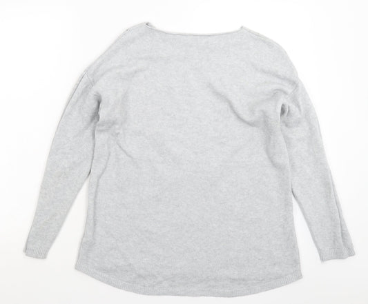 Preworn Womens Grey  Knit Pullover Jumper Size L