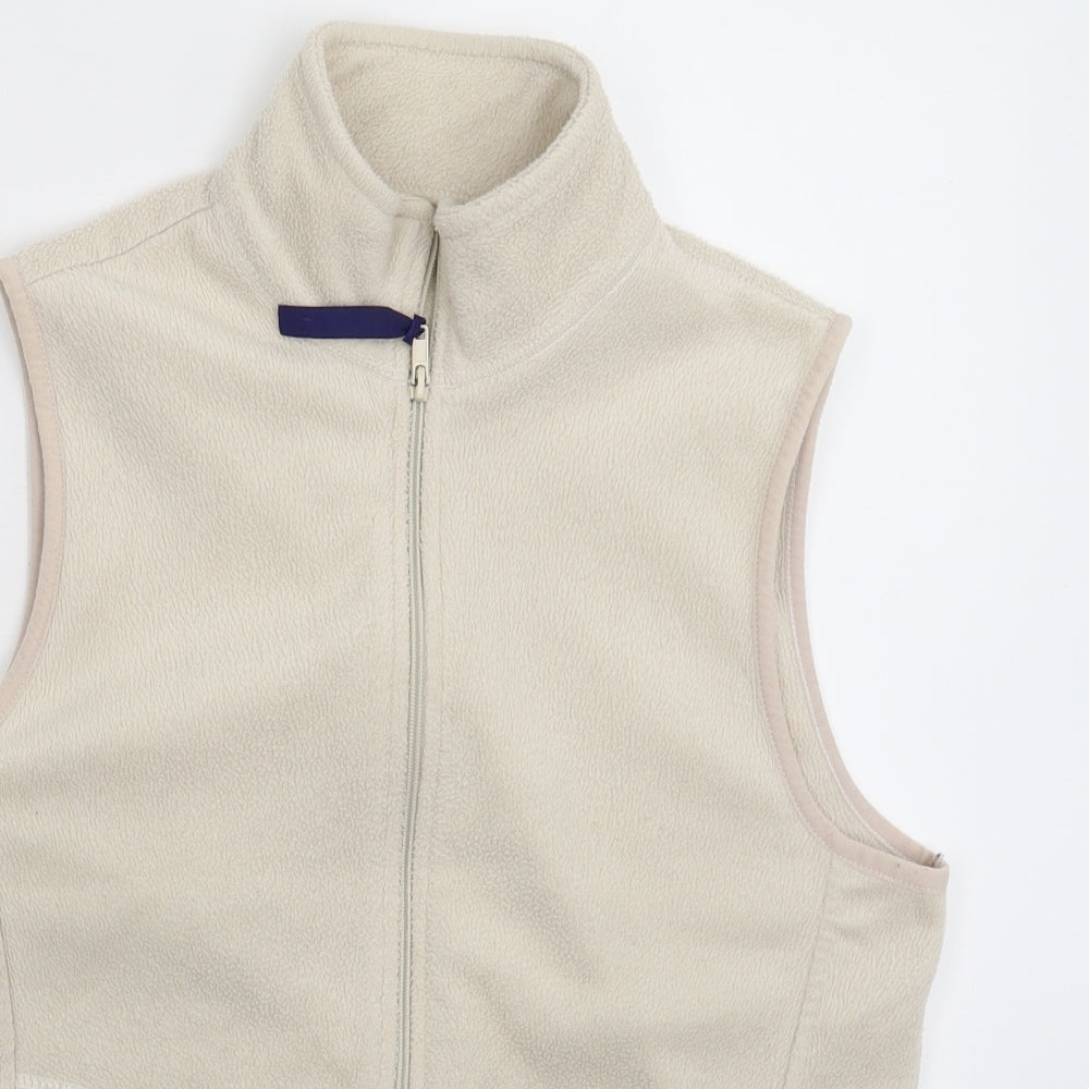 Real Clothing Womens Grey  Fleece Gilet Jacket Size 12