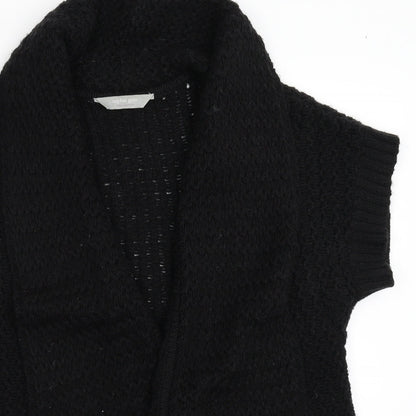 BHS Womens Black  Knit Cardigan Jumper Size 16