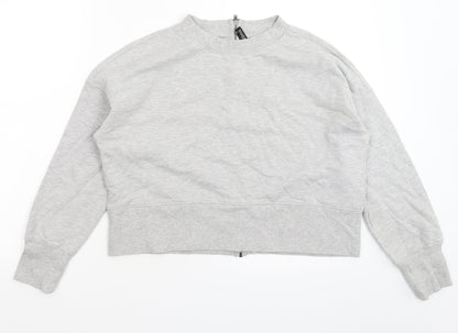 Divided Womens Grey   Pullover Sweatshirt Size S