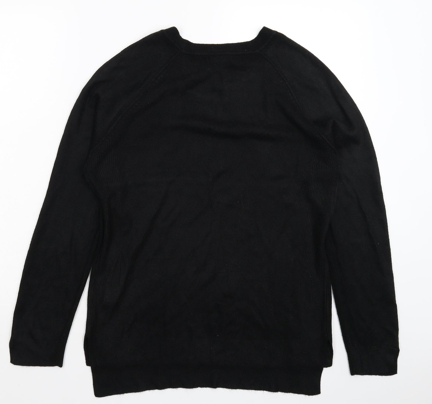 Primark Womens Black  Knit Pullover Jumper Size 12