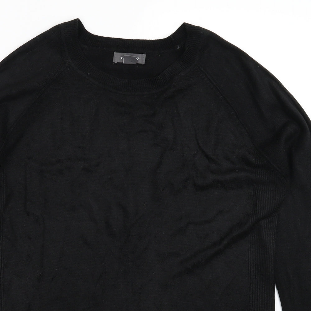 Primark Womens Black  Knit Pullover Jumper Size 12