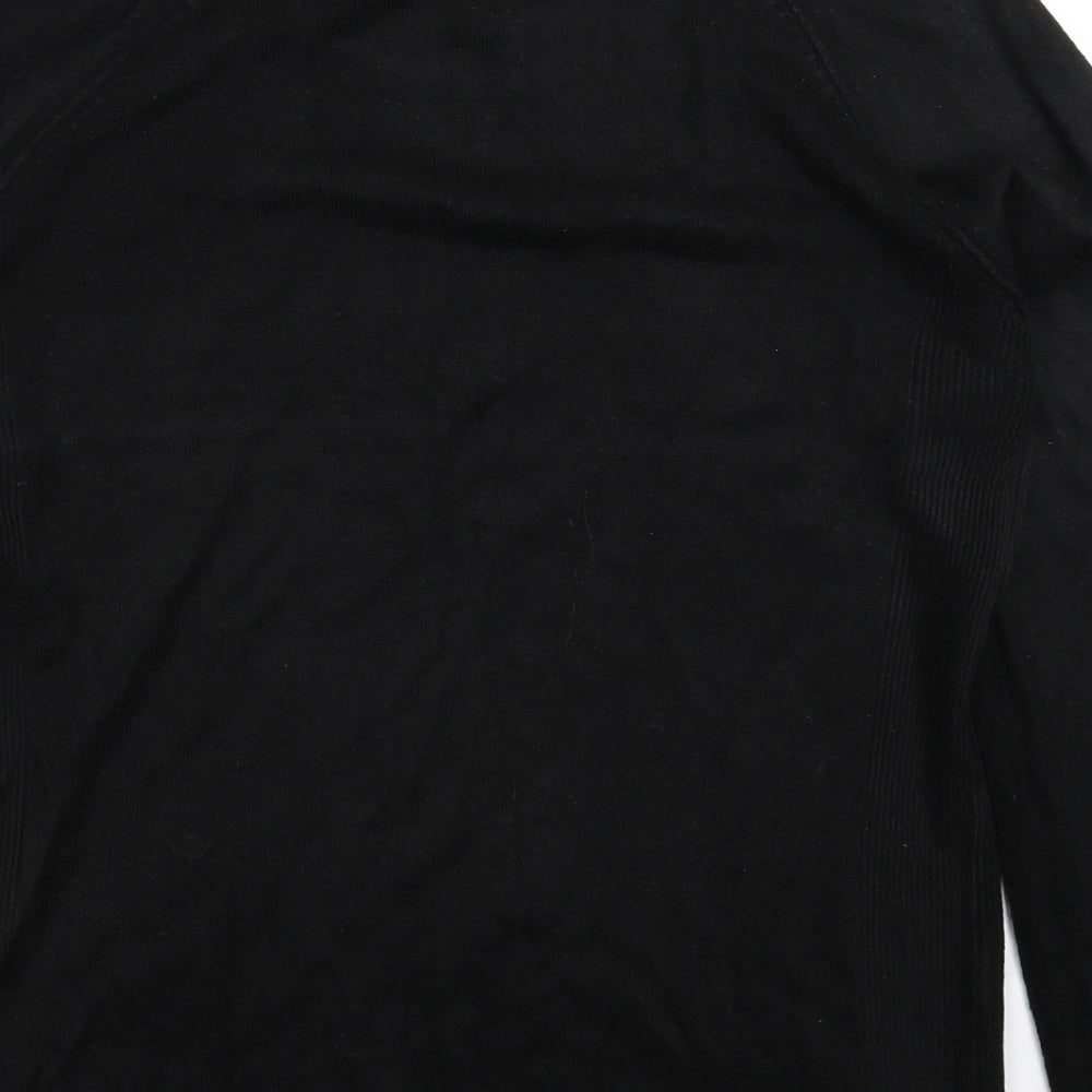 Primark Womens Black  Knit Pullover Jumper Size 12
