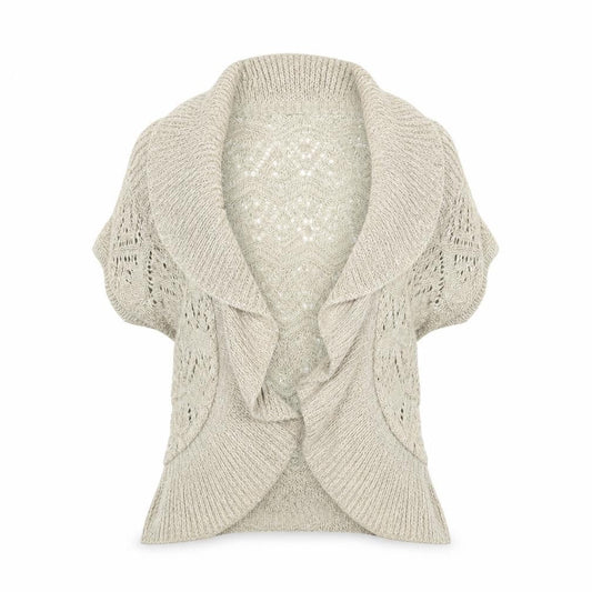 Soon Womens Beige   Wrap Jumper Size 14