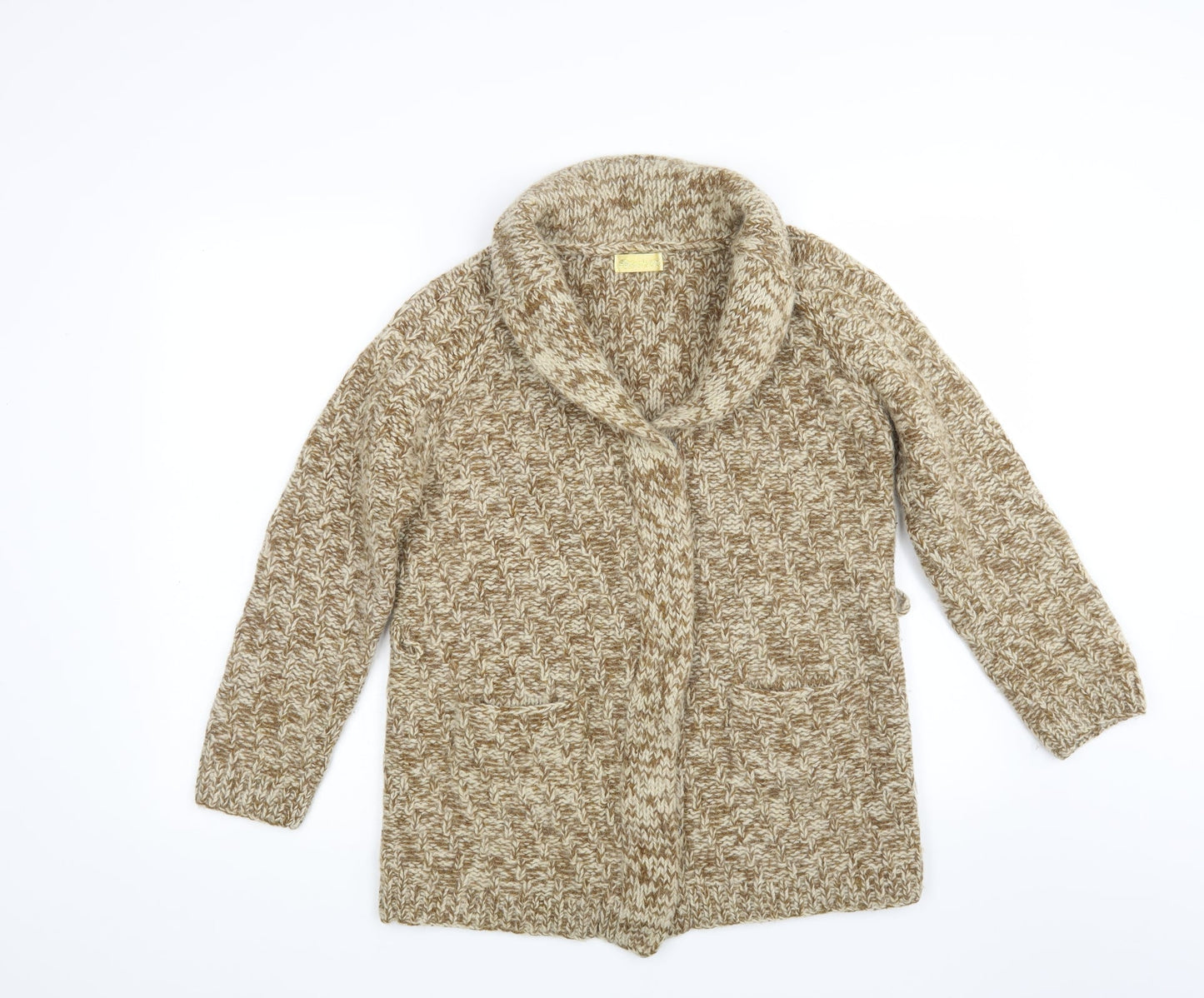 Sherbet Womens Brown  Knit Cardigan Jumper Size M